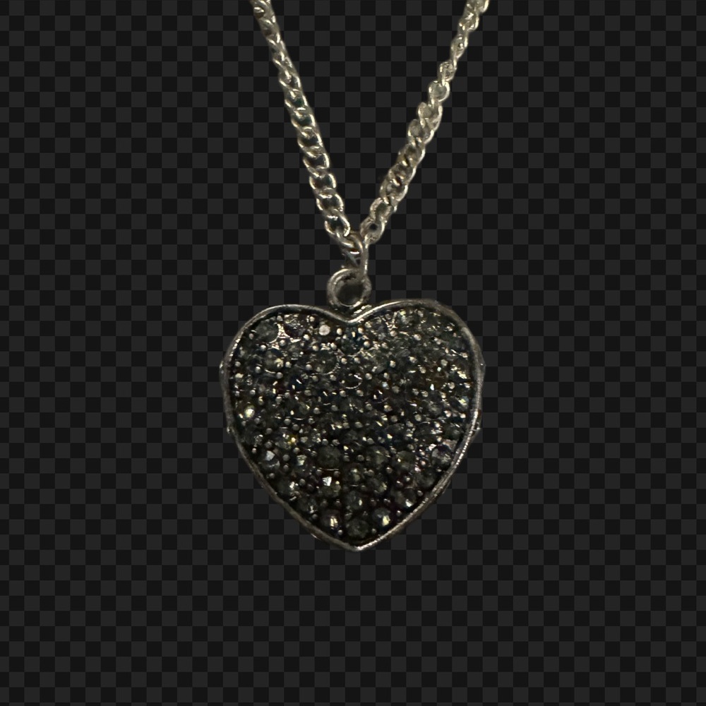 Rhinestone Heart Pendant